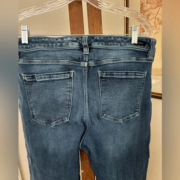 Liverpool Los Angeles Women’s Blue Denim Stretchy Crop Jeans Size 10 (30W) - Picture 5 of 9